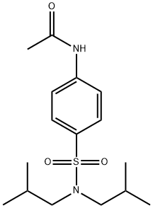 4-(Diisobutylsulfamoyl)acetanilide, 97% Struktur