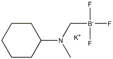 Potassium N-cyclohexyl-N-methyl-aminomethyltrifluoroborate 化学構造式