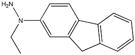1-(1-(9H-fluoren-2-yl)ethyl)hydrazine 结构式