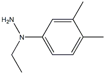 1-(1-(3,4-dimethylphenyl)ethyl)hydrazine Structure