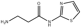 3-氨基-N-(噻唑-2-基)丙酰胺, 1016878-45-7, 结构式