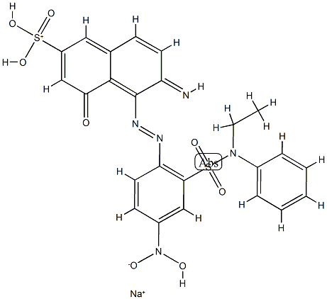 Acid blue 117 (C.I. 17055) Structure