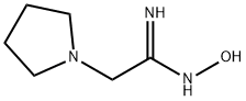 (1Z)-N'-hydroxy-2-(1-pyrrolidinyl)ethanimidamide(SALTDATA: FREE) Struktur