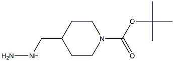 1-PIPERIDINECARBOXYLIC ACID, 4-(HYDRAZINYLMETHYL)-1,1-DIMETHYLETHYL ESTER Structure