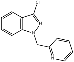 3-氯-1-吡啶-2-基甲基-1H-吲唑, 1017781-92-8, 结构式