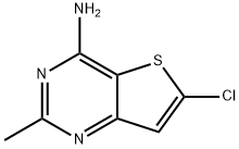 4-Amino-6-chloro-2-methylthieno[3,2-d]pyrimidine Structure
