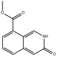 3-Hydroxy-isoquinoline-8-carboxylic acid methyl ester Structure