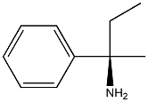 (R)-α-Ethyl-α-methylbenzylamine Structure