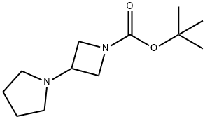 1-(1-BOC-3-丫丁啶)吡咯烷, 1019008-21-9, 结构式