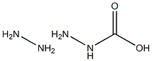 Hydrazinecarboxylic acid, compd. with hydrazine (1:1), 10195-79-6, 结构式