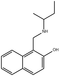 1-[(butan-2-ylamino)methyl]naphthalen-2-ol Struktur