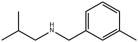 [(3-methylphenyl)methyl](2-methylpropyl)amine Struktur