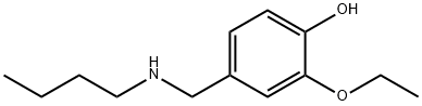 4-[(butylamino)methyl]-2-ethoxyphenol Struktur