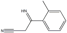 Benzenepropanenitrile,  -bta--imino-2-methyl- Structure