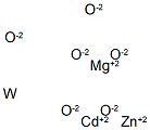 酸化カドミウム(CdO)・酸化マグネシウム・酸化タングステン(WO3)・酸化亜鉛の固溶体 化学構造式