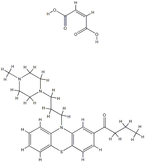 Butaperazine Maleate Struktur