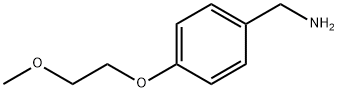 1-[4-(2-methoxyethoxy)phenyl]methanamine(SALTDATA: FREE) Struktur