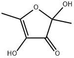 2,4-Dihydroxy-2,5-dimethyl-3(2H)-furan-3-one Struktur