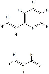 vinylpyridine-acrolein copolymer Struktur