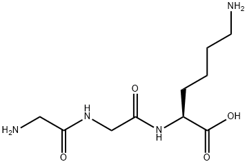 H-Gly-Gly-Lys-OH 化学構造式