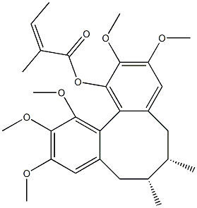 当归酰基-(+)-戈米辛 K3 结构式