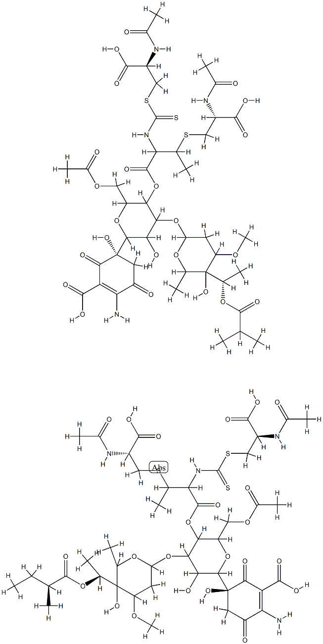帕地霉素, 102426-96-0, 结构式