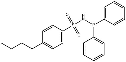 4-Butyl-N-(diphenylphosphino)benzenesulfonamide, min. 97% Struktur