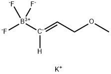 反式-3-甲氧基-1-丙烯基三氟硼酸钾, 1025825-38-0, 结构式