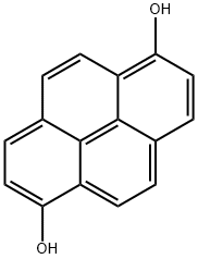 1,6-二羟基芘, 10262-84-7, 结构式