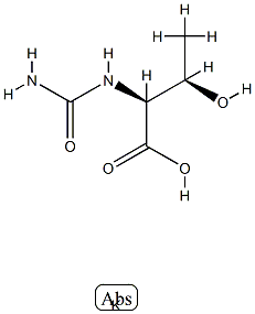 N-CARBAMYL-DL-THREONINE POTASSIUM CRYSTA LLINE Structure