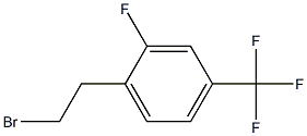 1-(2-bromoethyl)-2-fluoro-4-(trifluoromethyl)benzene Structure