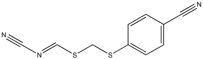 (4-Cyanophenyl) methyl cyanocarbonimidodithioate Structure