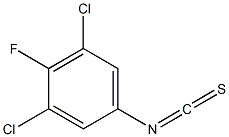 イソチオシアン酸3,5-ジクロロ-4-フルオロフェニル 化学構造式