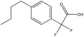 (4-Butylphenyl)difluoroacetic acid Structure