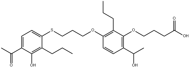 Hydroxy Tipelukast-d6 Structure