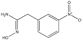 BENZENEETHANIMIDAMIDE, N-HYDROXY-3-NITRO Structure