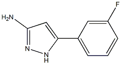 3-(3-fluorophenyl)-1H-pyrazol-5-amine Structure