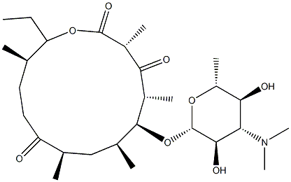 (4'S)-12-Deoxy-10,11-dihydro-4'-hydroxypicromycin 结构式