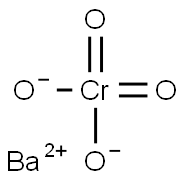 Barium chromate Struktur