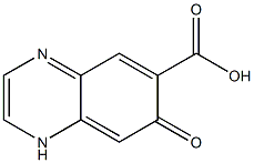 6-Quinoxalinecarboxylicacid,7-hydroxy-(6CI) Structure