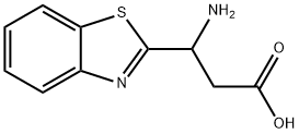 2-Benzothiazolepropionicacid,beta-amino-(6CI) Structure