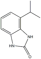 2H-Benzimidazol-2-one,1,3-dihydro-4-(1-methylethyl)-(9CI) Struktur