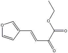 (E)-ETHYL 4-(FURAN-3-YL)-2-OXOBUT-3-ENOATE Struktur
