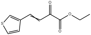 (E)-ETHYL 2-OXO-4-(THIOPHEN-3-YL)BUT-3-ENOATE Structure