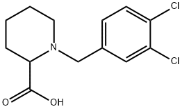 1-[(3,4-DICHLOROPHENYL)METHYL]-2-PIPERIDINECARBOXYLIC ACID Structure