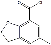 7-Benzofurancarbonylchloride,2,3-dihydro-5-methyl-(6CI,9CI) 结构式