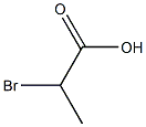 (±)-2-ブロモプロパン酸 化学構造式