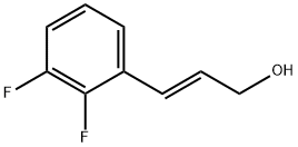 (E)-3-(2,3-二氟苯基)丙-2-烯-1-醇, 1033010-15-9, 结构式
