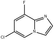 6-氯-8-氟咪唑并[1,2-A]吡啶 结构式