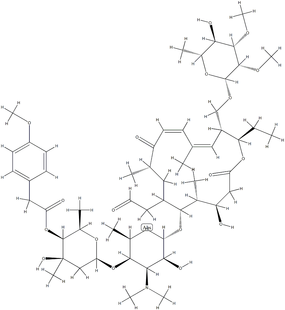 4''-O-(4-methoxyphenyl)acetyltylosin|